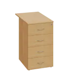 CKCP 2 - 85 kontejner přístavný, 4-zásuvkový, deska 25 mm, centrální zámek, javor horský